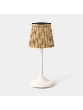 Rechargeable Outdoor Patio LED Lantern Ivory - Threshold designed w/Studio McGee